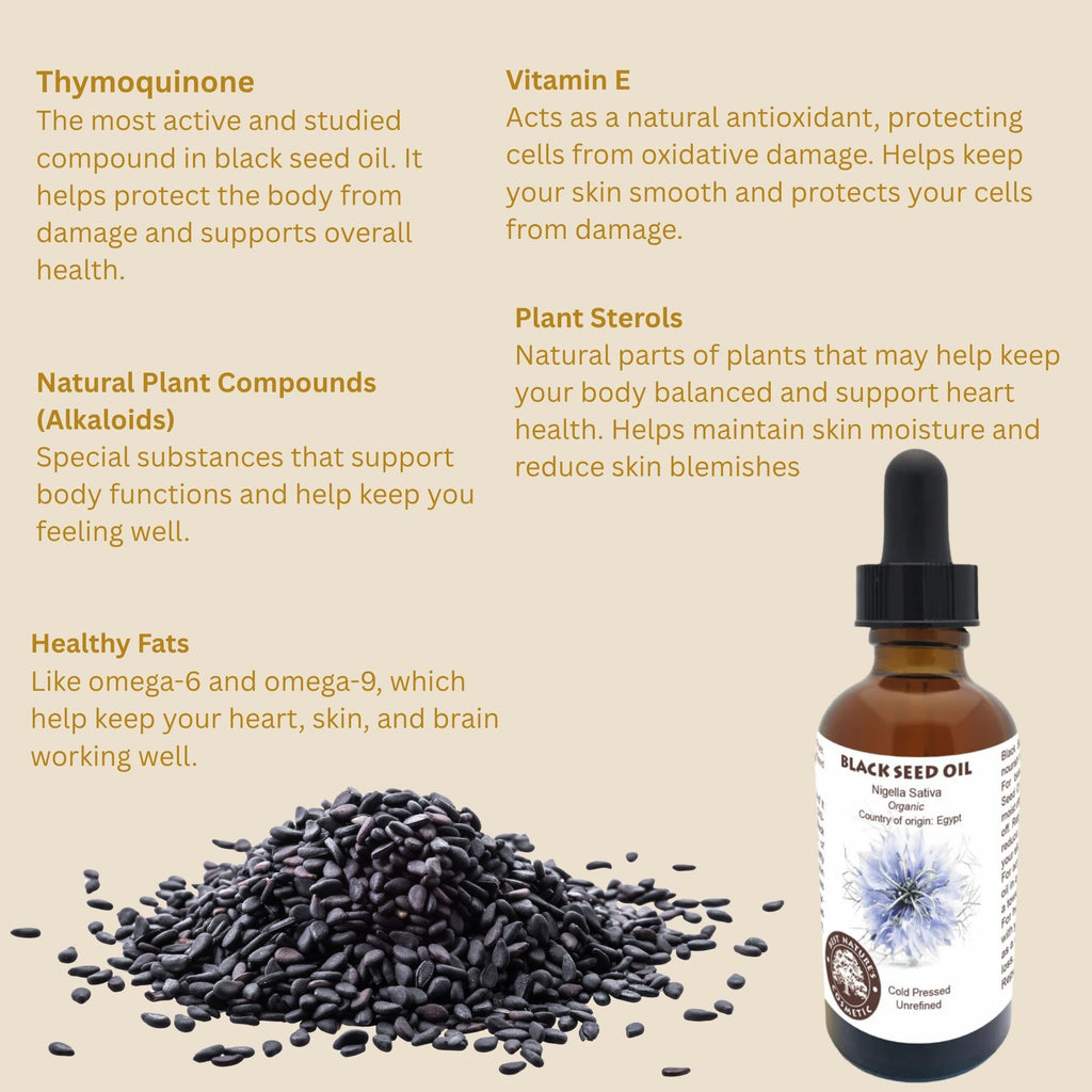 Black Seed Oil (organic, cold pressed, unrefined)